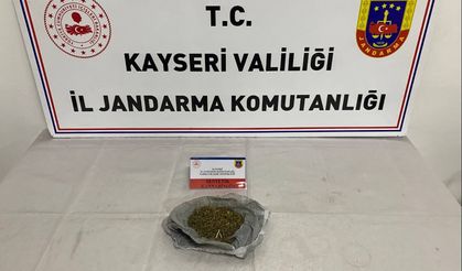 Kayseri Jandarmasından Yasaklı Madde Operasyonu