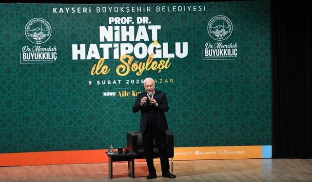 Prof. Dr. Nihat Hatipoğlu Kayserililerle Buluştu