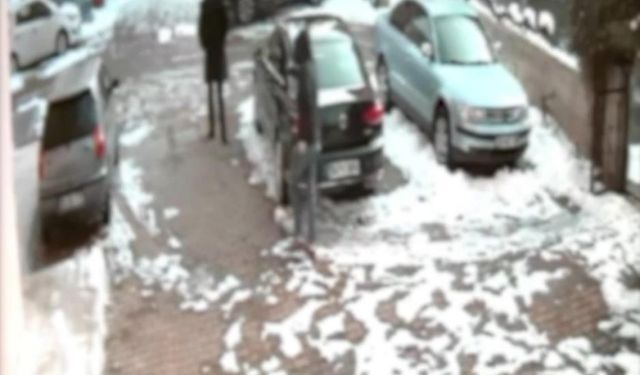 Kayseri'de 1 kişinin yaralandığı silahlı saldırı kamerada