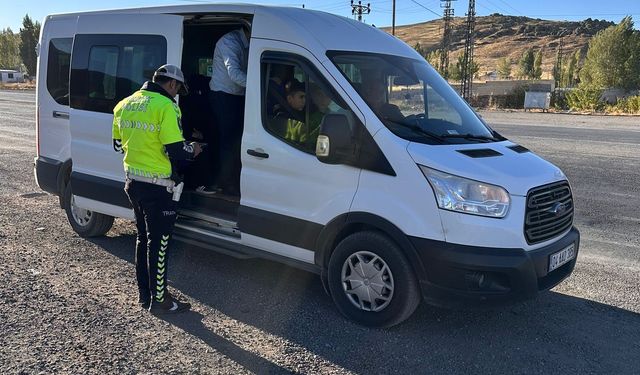 Kayseri'de Personel Servislerine Denetimi