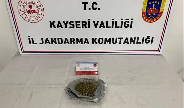 Kayseri Jandarmasından Yasaklı Madde Operasyonu