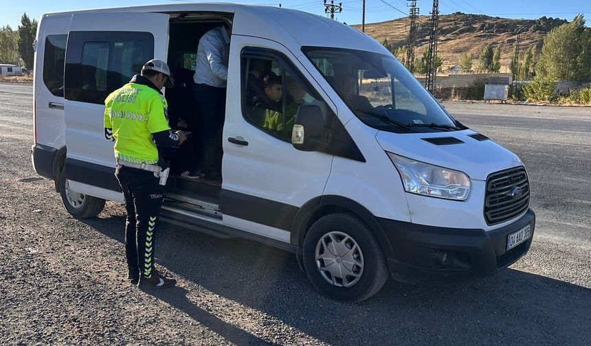 Kayseri'de Personel Servislerine Denetimi