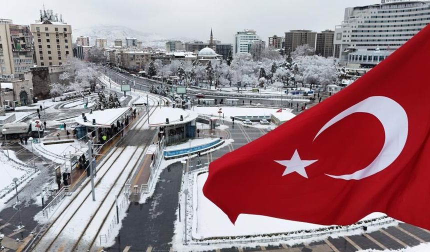 Kar Yağışıyla Kartpostallık Görüntüler Oluştu